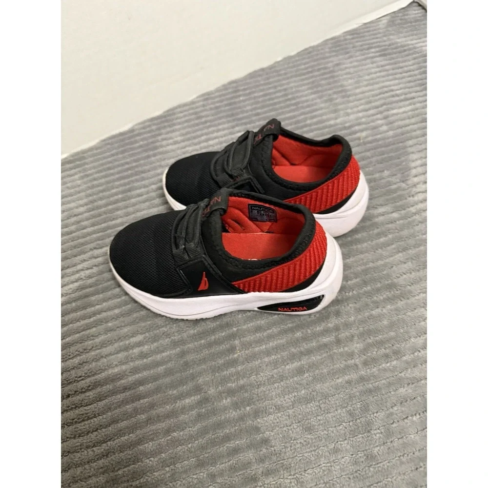 Nautica Kids Boys Toddler Neave Sport Tetra/Black/Red Bubble Sz. 7